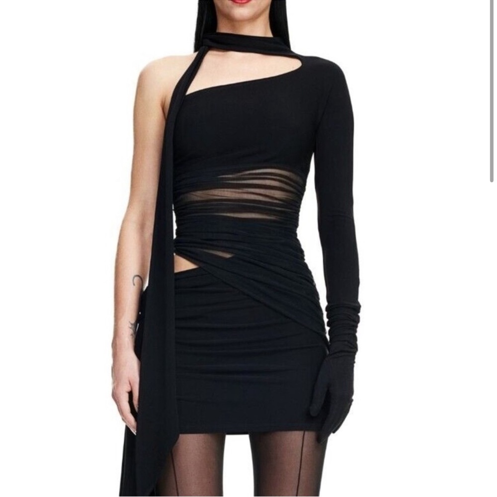 HM X MUGLER DRESS - SIZE: M